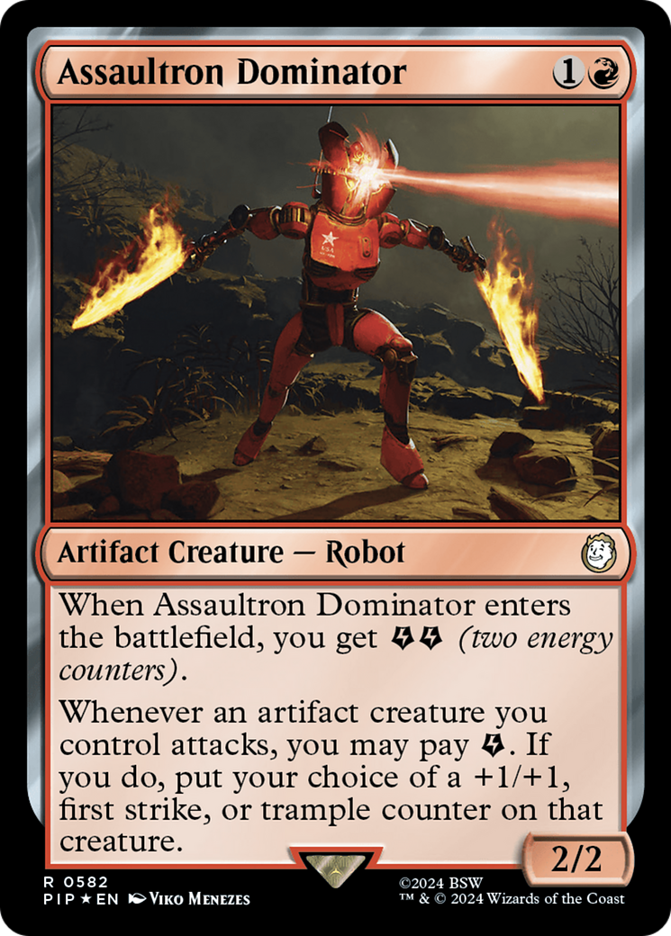 Assaultron Dominator (Surge Foil) [Fallout] | Gate City Games LLC