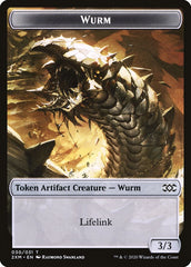 Ooze // Wurm (030) Double-Sided Token [Double Masters Tokens] | Gate City Games LLC