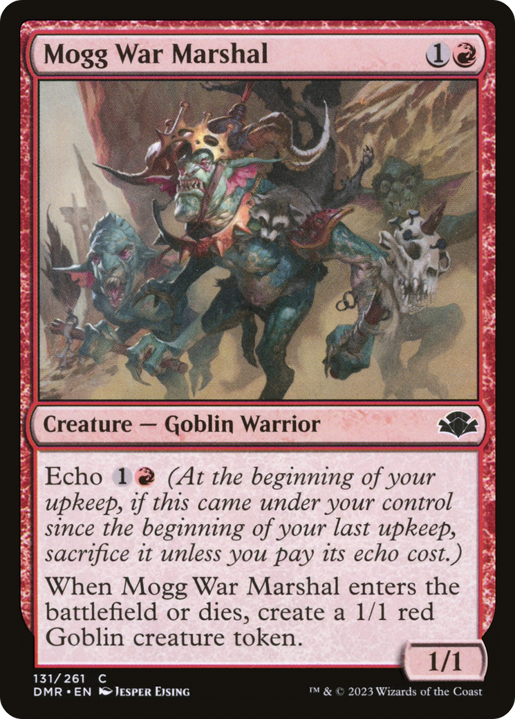 Mogg War Marshal [Dominaria Remastered] | Gate City Games LLC