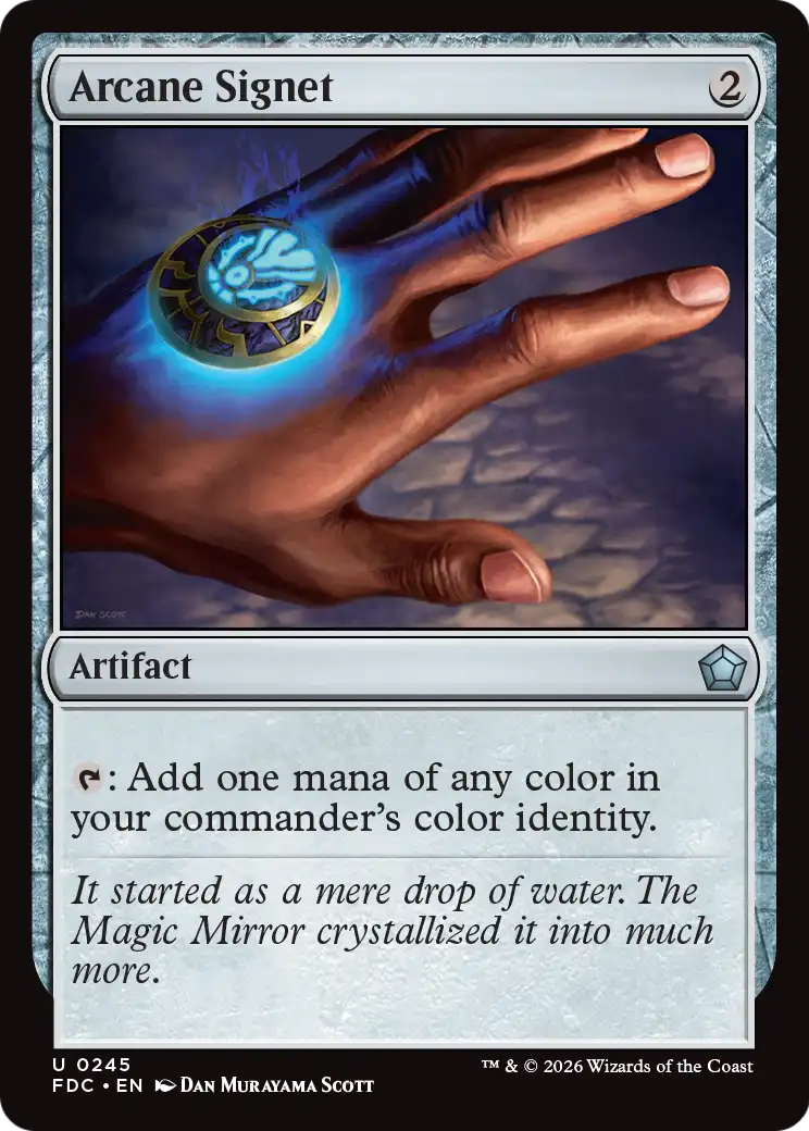 Arcane Signet (0245) [Foundations Commander] | Gate City Games LLC