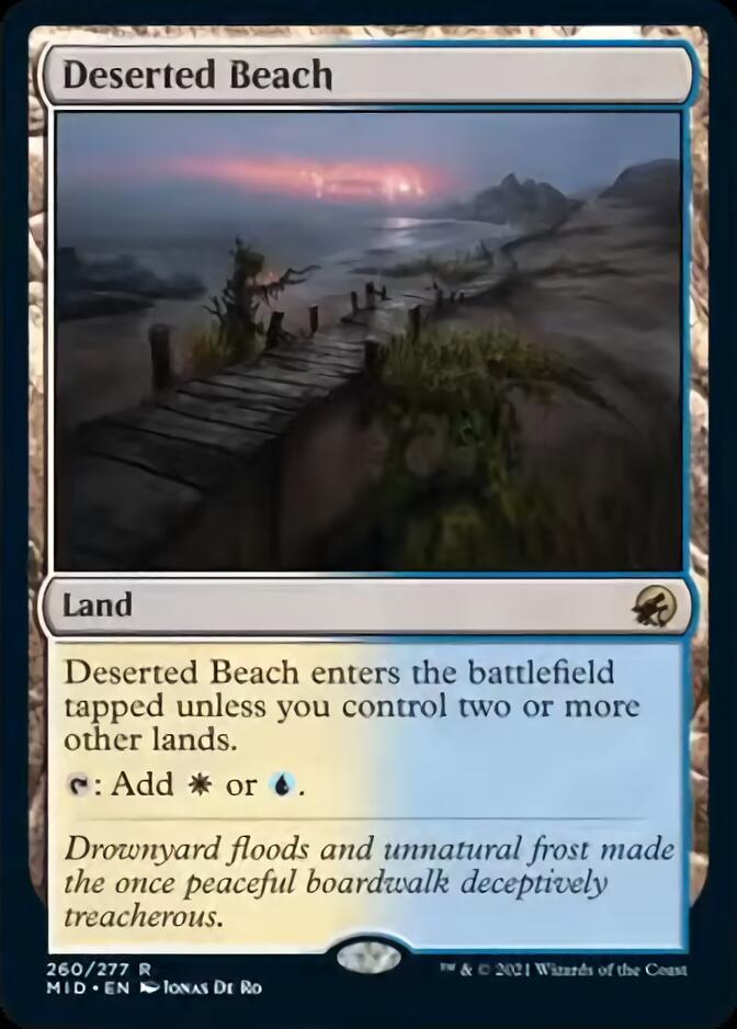 Deserted Beach [Innistrad: Midnight Hunt] | Gate City Games LLC