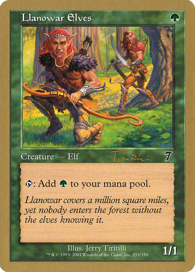 Llanowar Elves (Jan Tomcani) [World Championship Decks 2001] | Gate City Games LLC