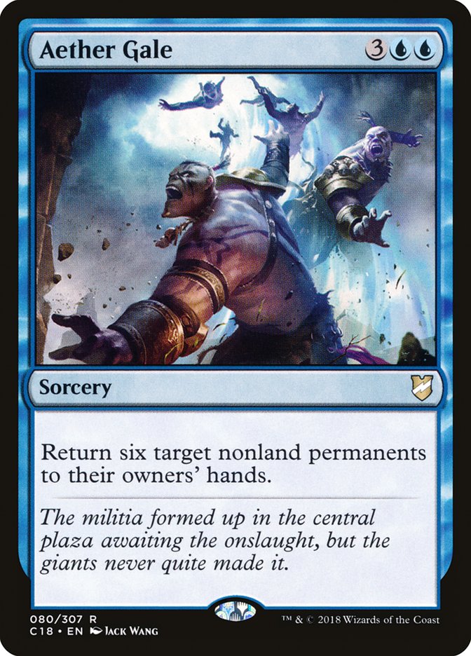 Aether Gale [Commander 2018] | Gate City Games LLC