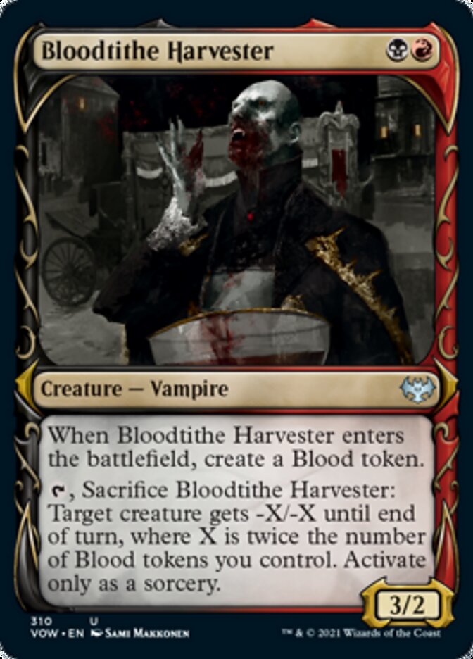 Bloodtithe Harvester (Showcase Fang Frame) [Innistrad: Crimson Vow] | Gate City Games LLC