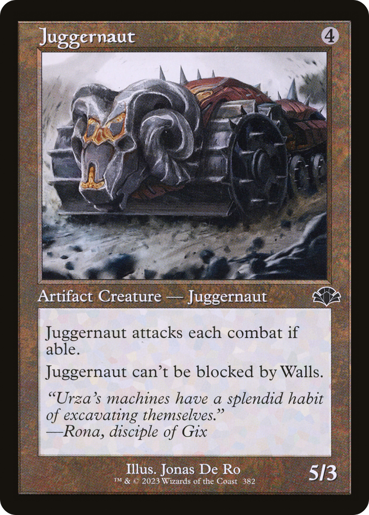 Juggernaut (Retro) [Dominaria Remastered] | Gate City Games LLC