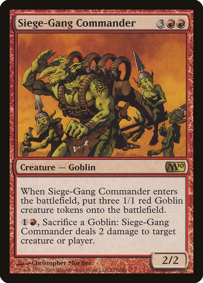 Siege-Gang Commander [Magic 2010] | Gate City Games LLC