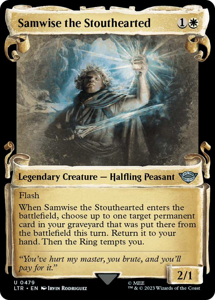 Samwise the Stouthearted [The Lord of the Rings: Tales of Middle-Earth Showcase Scrolls] | Gate City Games LLC