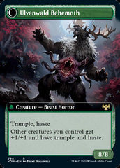 Ulvenwald Oddity // Ulvenwald Behemoth (Extended Art) [Innistrad: Crimson Vow] | Gate City Games LLC