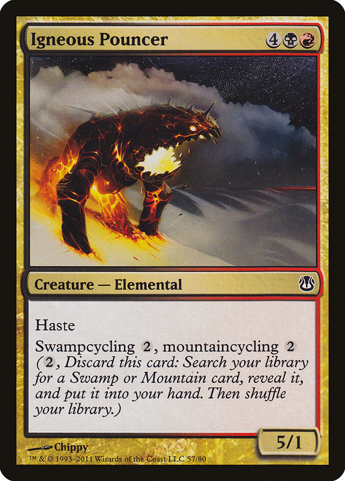Igneous Pouncer [Duel Decks: Ajani vs. Nicol Bolas] | Gate City Games LLC