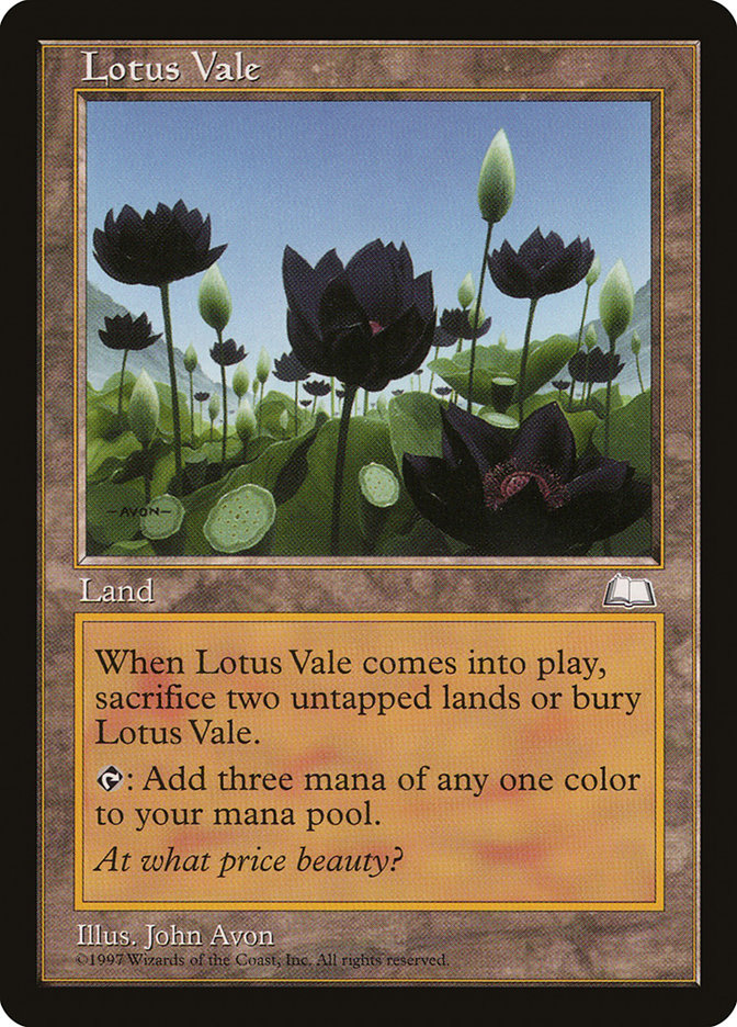 Lotus Vale [Weatherlight] | Gate City Games LLC