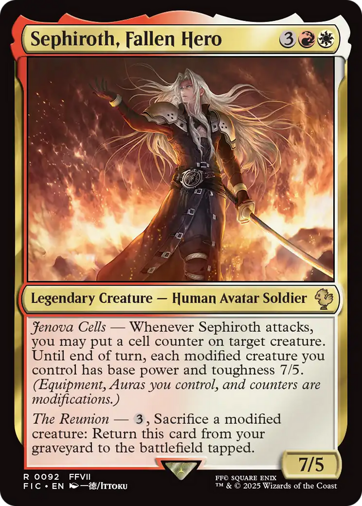Sephiroth, Fallen Hero [FINAL FANTASY Commander] | Gate City Games LLC