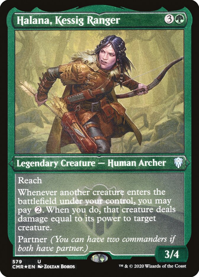 Halana, Kessig Ranger (Foil Etched) [Commander Legends] | Gate City Games LLC