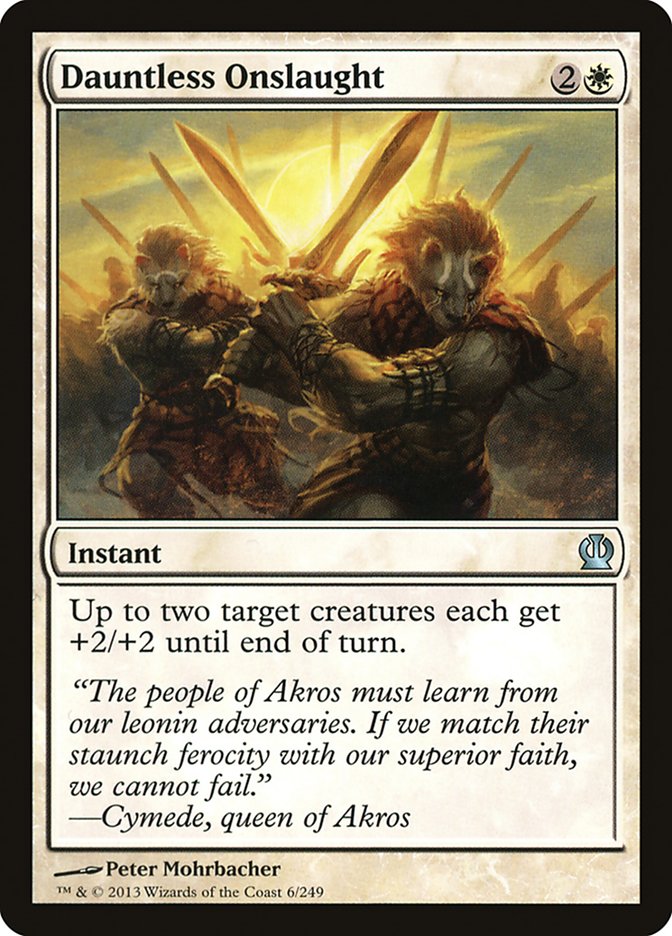 Dauntless Onslaught [Theros] | Gate City Games LLC