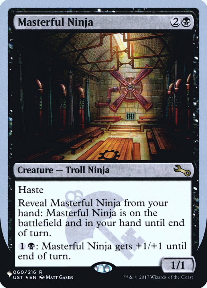Masterful Ninja (Unfinity Foil Edition) [The List] | Gate City Games LLC