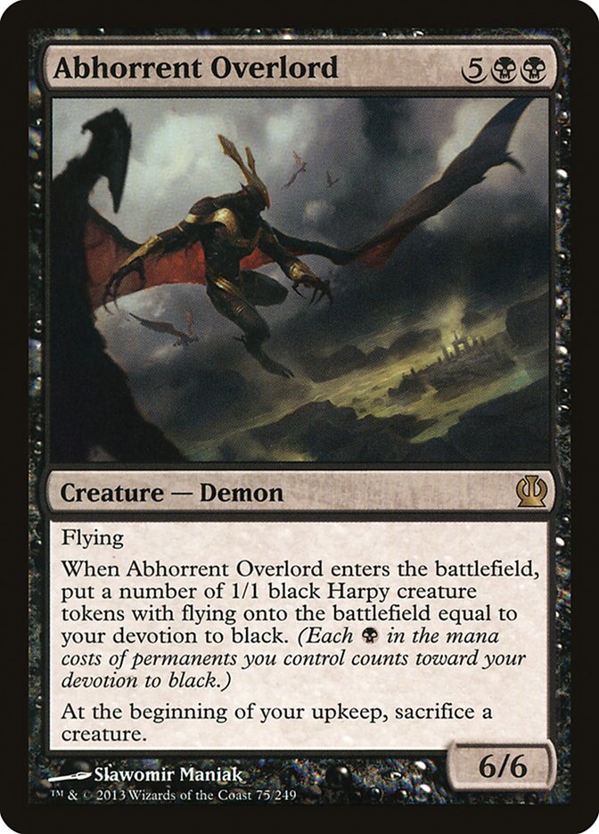 Abhorrent Overlord [Theros] | Gate City Games LLC