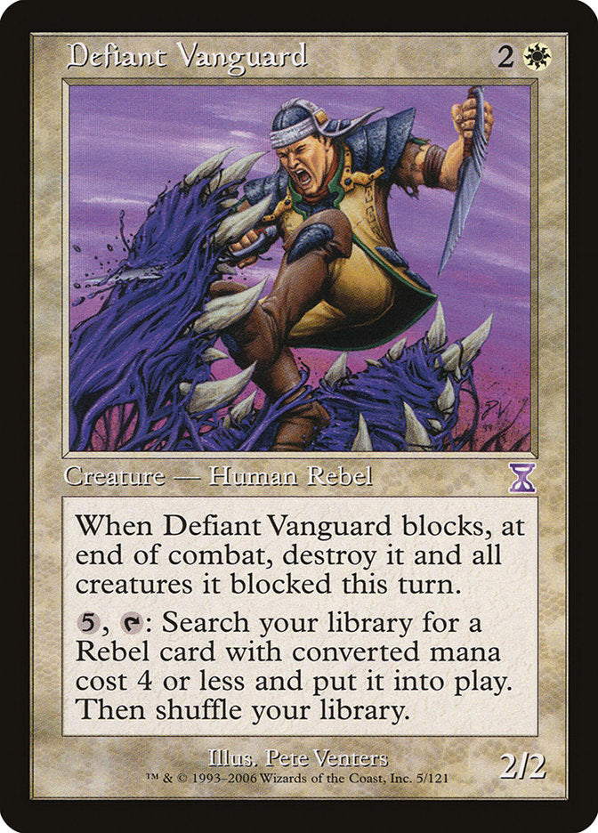 Defiant Vanguard [Time Spiral Timeshifted] | Gate City Games LLC