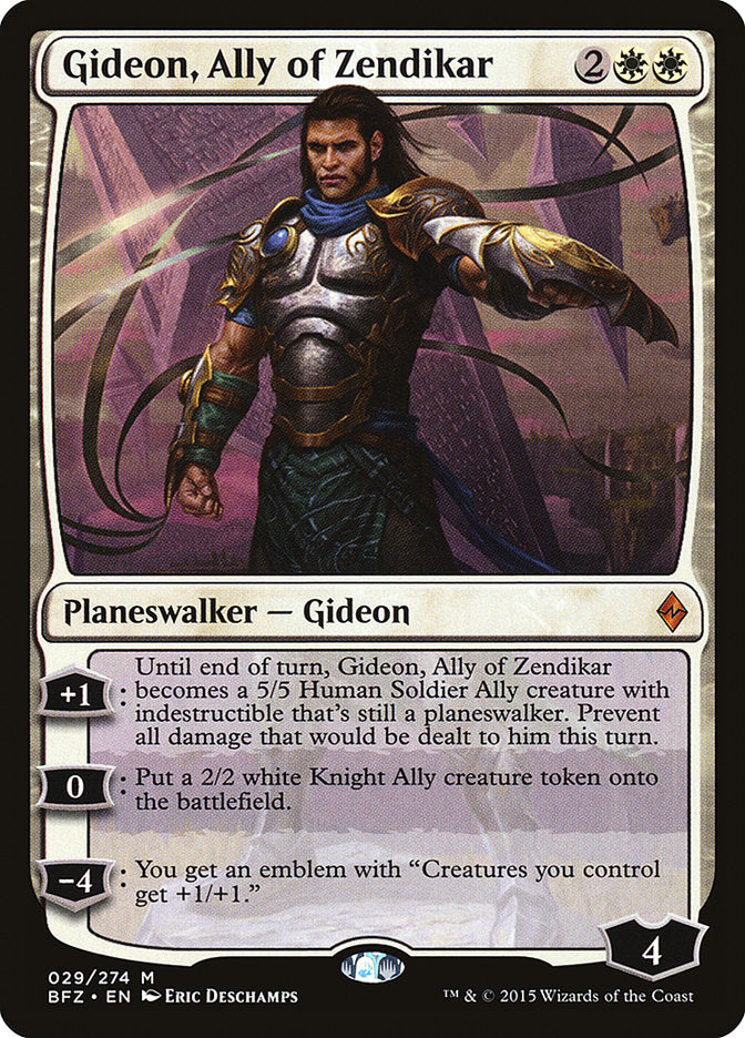 Gideon, Ally of Zendikar [Battle for Zendikar] | Gate City Games LLC