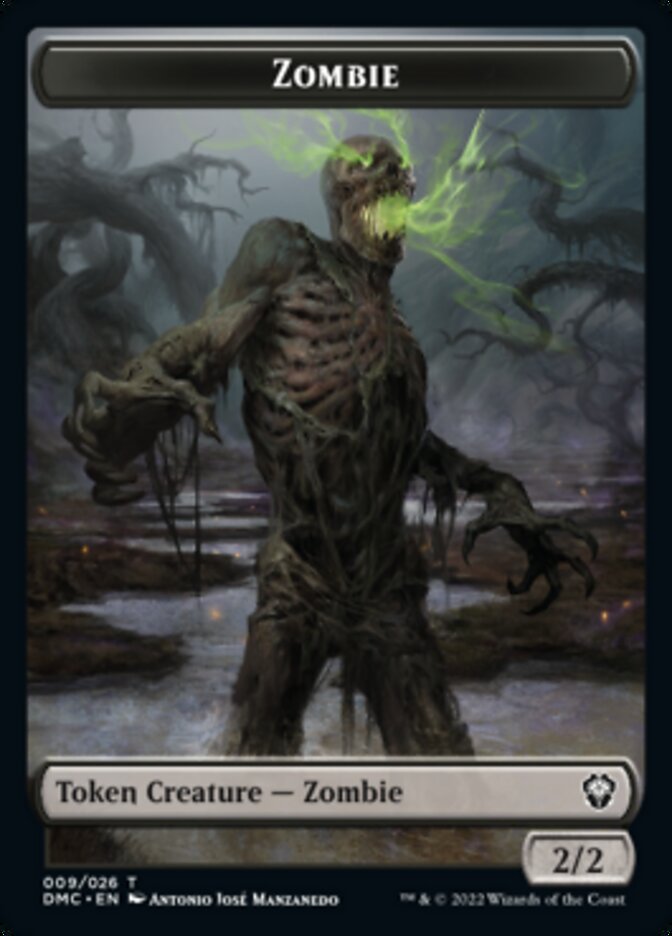 Zombie Token [Dominaria United Commander Tokens] | Gate City Games LLC