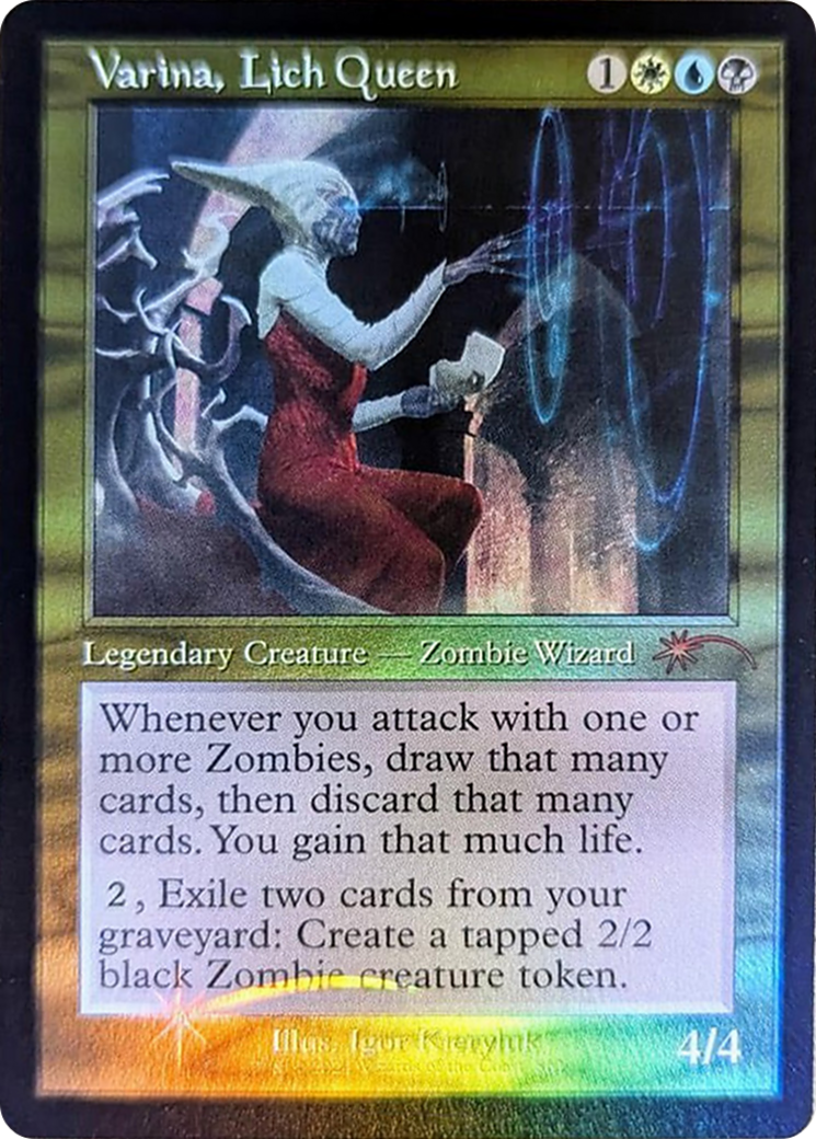 Varina, Lich Queen (Retro Frame) [Secret Lair Drop Series] | Gate City Games LLC