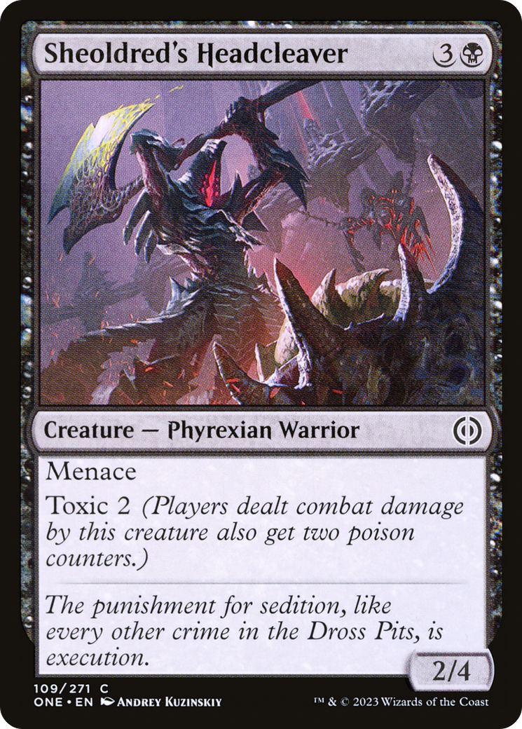 Sheoldred's Headcleaver [Phyrexia: All Will Be One] | Gate City Games LLC