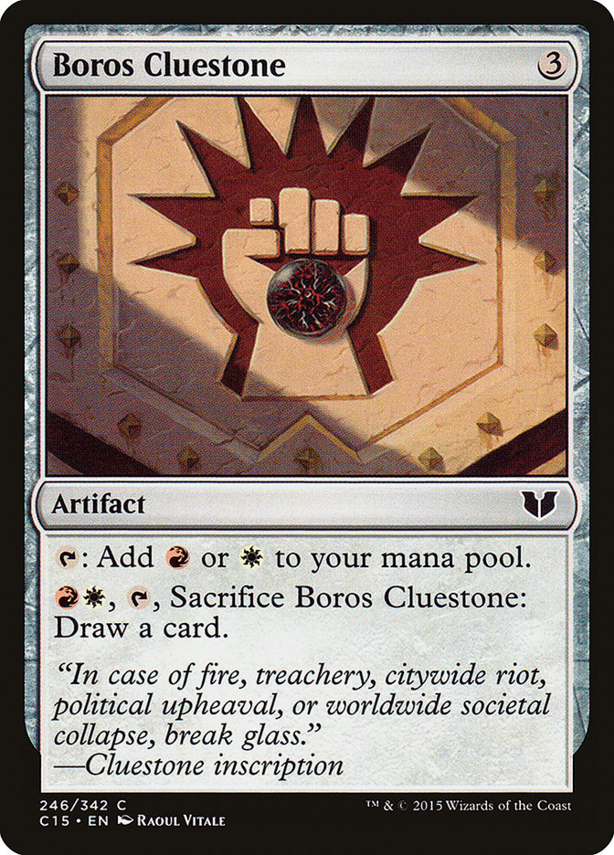 Boros Cluestone [Commander 2015] | Gate City Games LLC