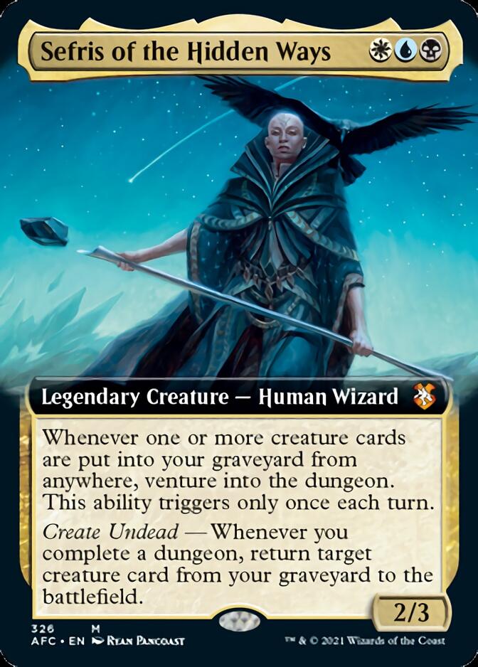 Sefris of the Hidden Ways (Extended Art) [Dungeons & Dragons: Adventures in the Forgotten Realms Commander] | Gate City Games LLC