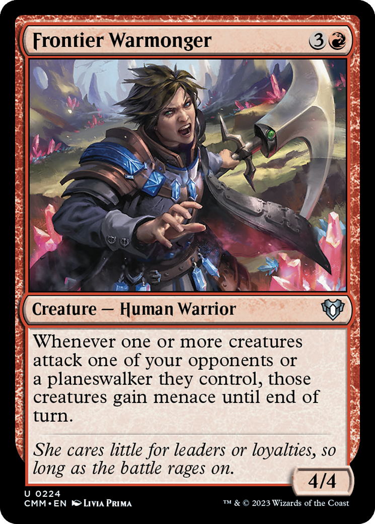 Frontier Warmonger [Commander Masters] | Gate City Games LLC