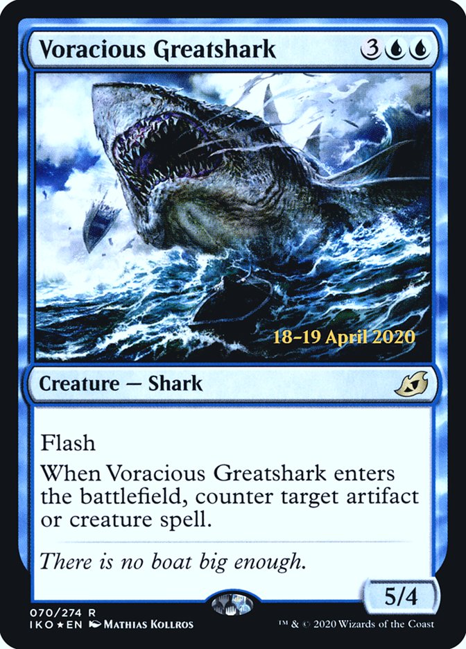 Voracious Greatshark [Ikoria: Lair of Behemoths Prerelease Promos] | Gate City Games LLC