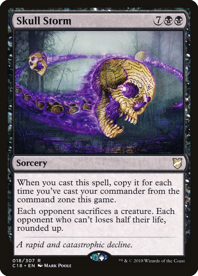 Skull Storm [Commander 2018] | Gate City Games LLC