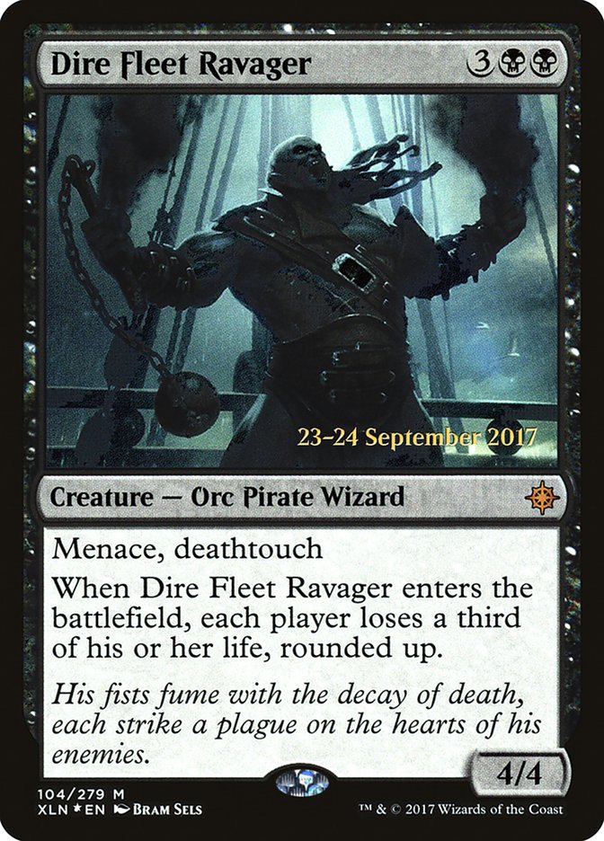 Dire Fleet Ravager [Ixalan Prerelease Promos] | Gate City Games LLC