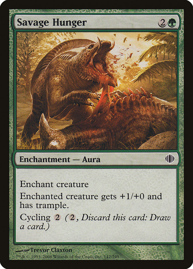 Savage Hunger [Shards of Alara] | Gate City Games LLC
