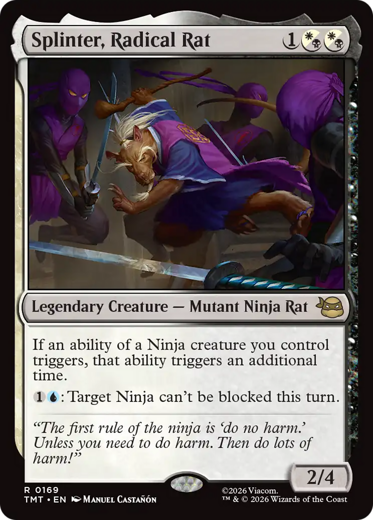 Splinter, Radical Rat [Teenage Mutant Ninja Turtles] | Gate City Games LLC