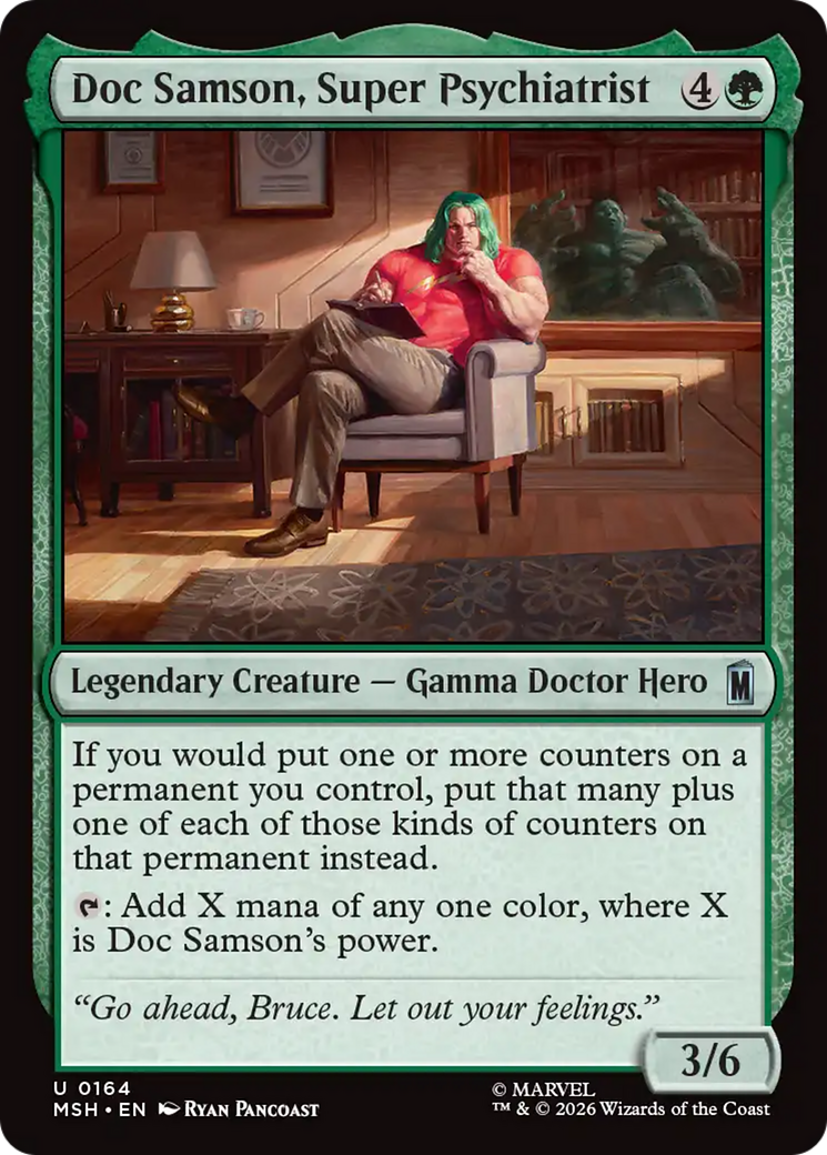 Doc Samson, Super Psychiatrist [Marvel Super Heroes] | Gate City Games LLC