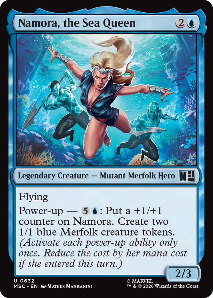 Namora, the Sea Queen [Marvel Super Heroes Commander] | Gate City Games LLC