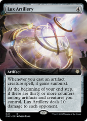 Lux Artillery (Extended Art) [Phyrexia: All Will Be One Commander] | Gate City Games LLC