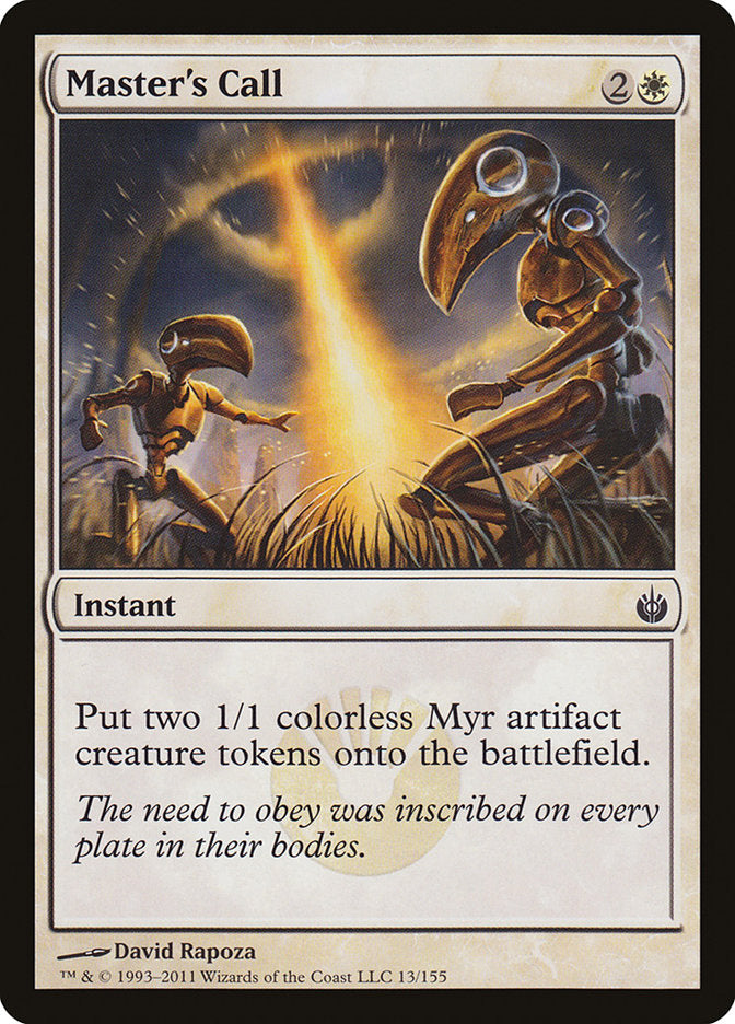 Master's Call [Mirrodin Besieged] | Gate City Games LLC