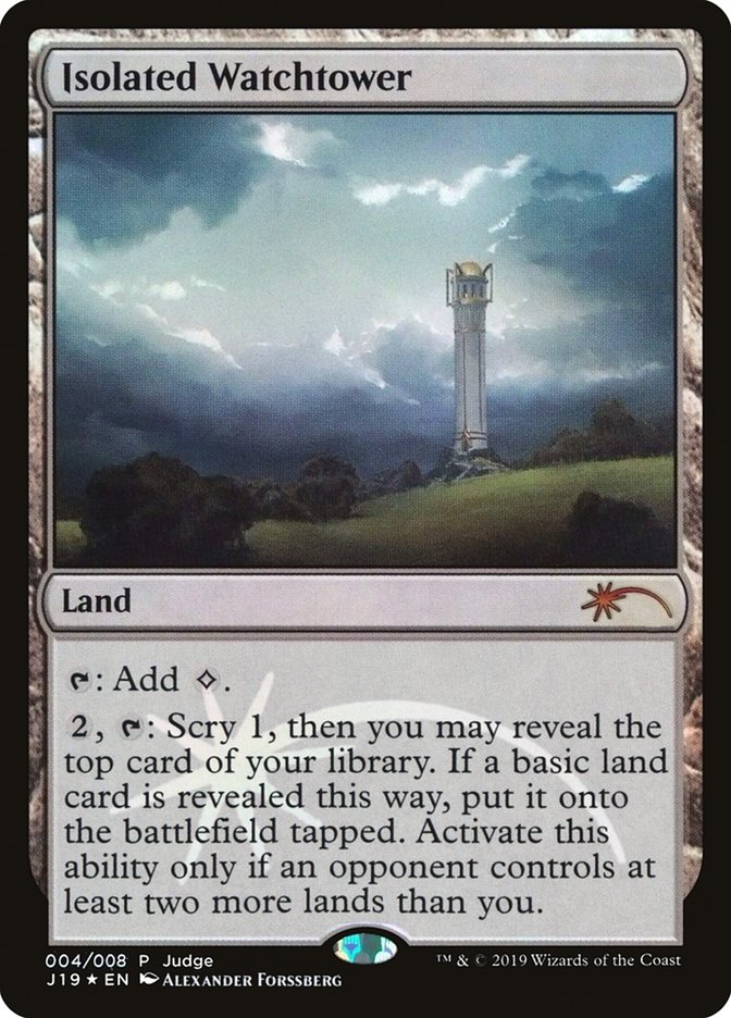 Isolated Watchtower [Judge Gift Cards 2019] | Gate City Games LLC