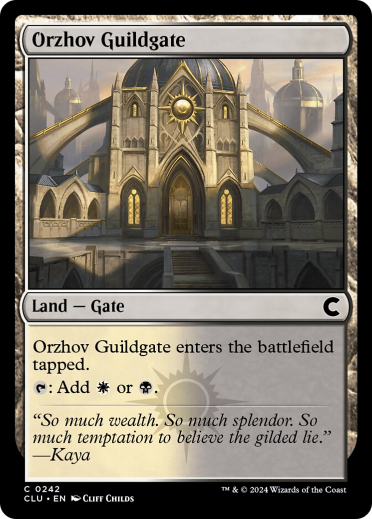 Orzhov Guildgate [Ravnica: Clue Edition] | Gate City Games LLC
