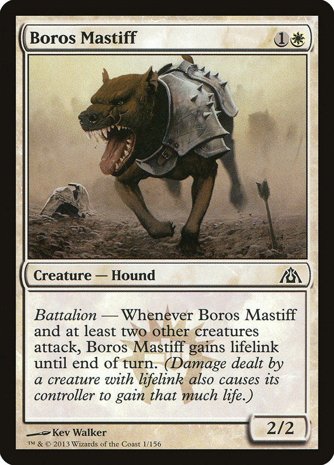 Boros Mastiff [Dragon's Maze] | Gate City Games LLC