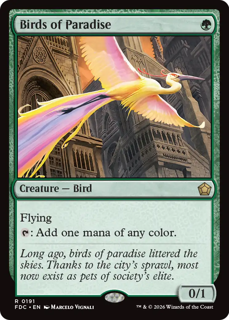 Birds of Paradise [Foundations Commander] | Gate City Games LLC