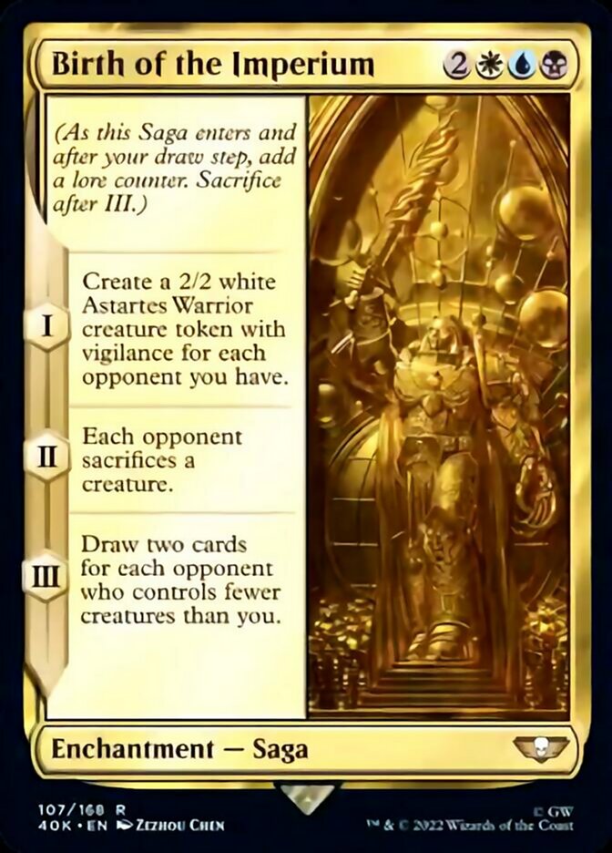 Birth of the Imperium (Surge Foil) [Warhammer 40,000] | Gate City Games LLC