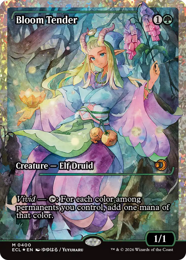 Bloom Tender (0400) (Showcase) (Fracture Foil) [Lorwyn Eclipsed] | Gate City Games LLC