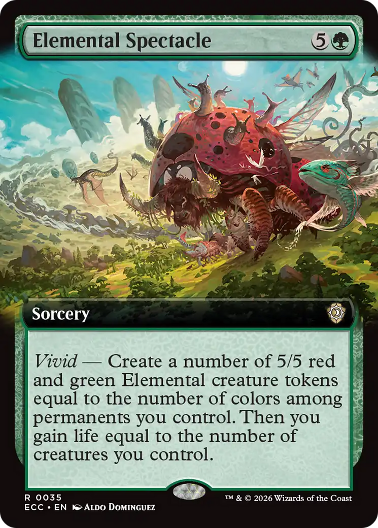 Elemental Spectacle (Extended Art) [Lorwyn Eclipsed Commander] | Gate City Games LLC
