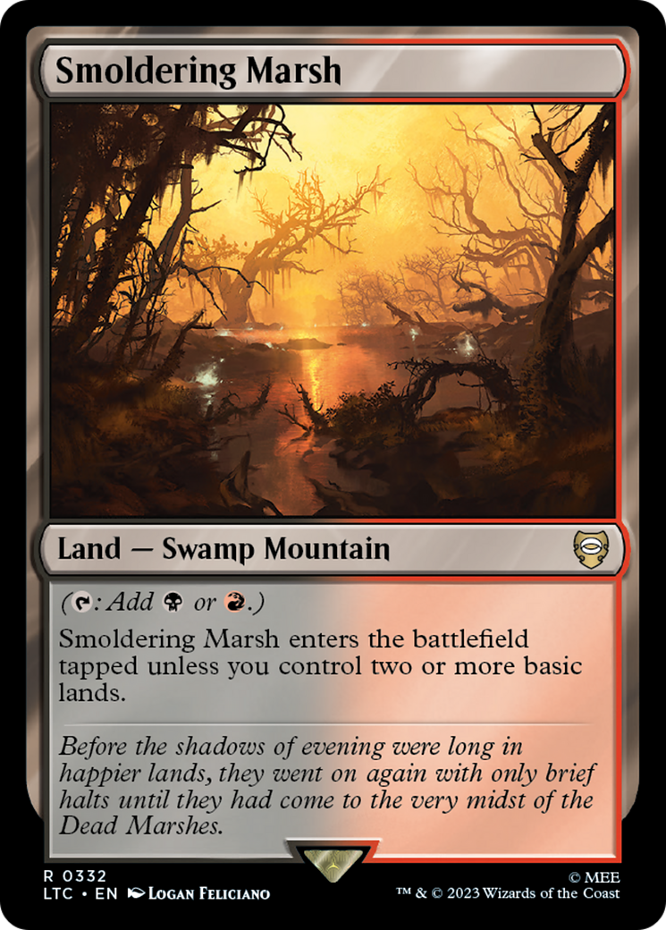 Smoldering Marsh [The Lord of the Rings: Tales of Middle-Earth Commander] | Gate City Games LLC