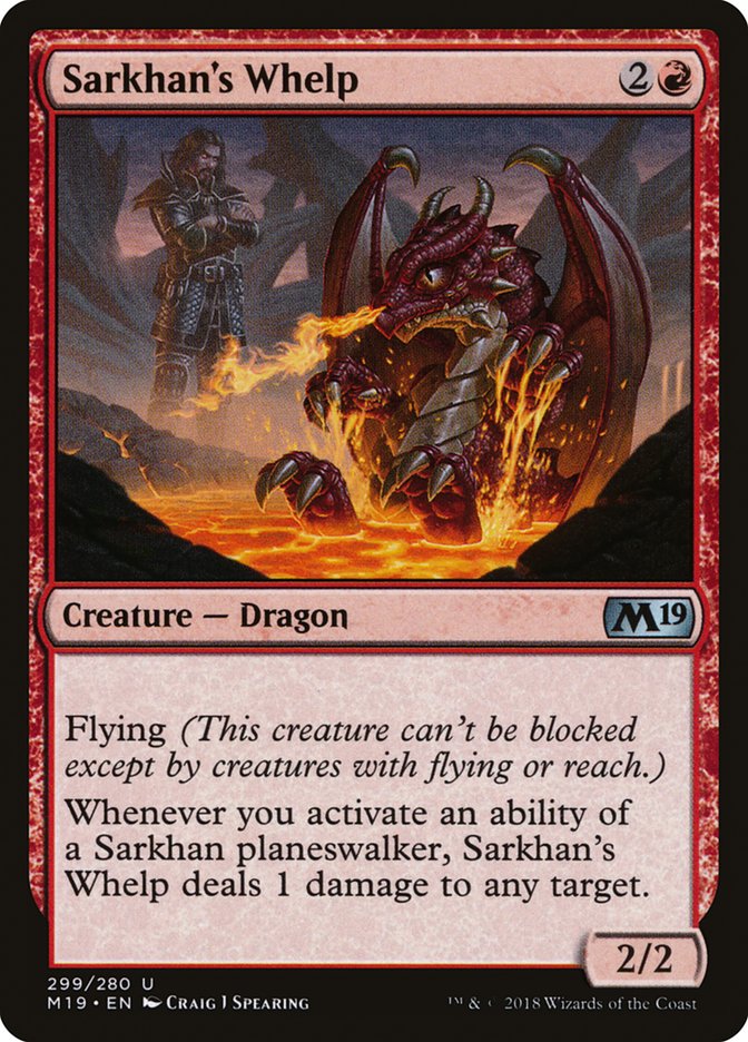 Sarkhan's Whelp [Core Set 2019] | Gate City Games LLC
