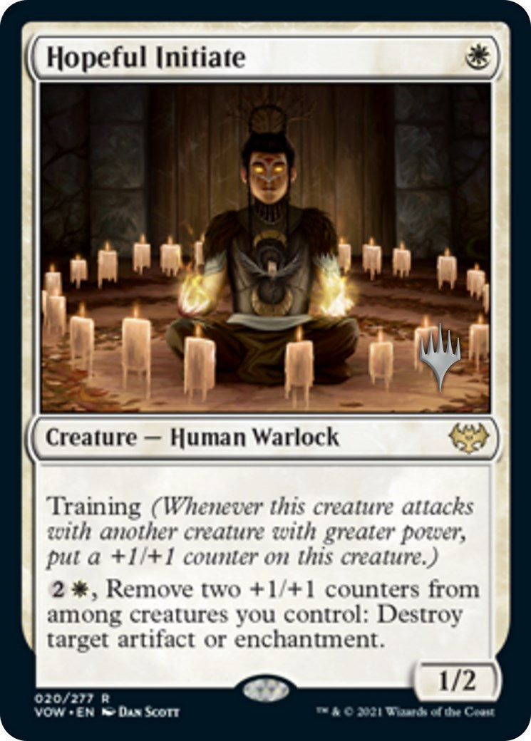Hopeful Initiate (Promo Pack) [Innistrad: Crimson Vow Promos] | Gate City Games LLC
