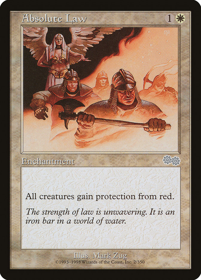 Absolute Law [Urza's Saga] | Gate City Games LLC
