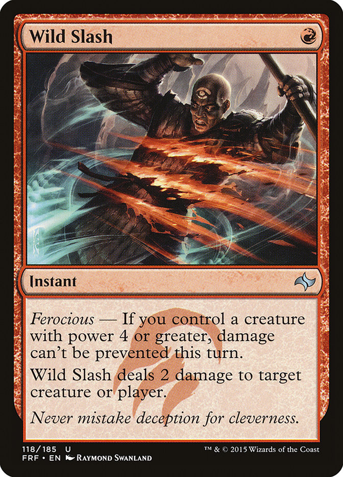 Wild Slash [Fate Reforged] | Gate City Games LLC
