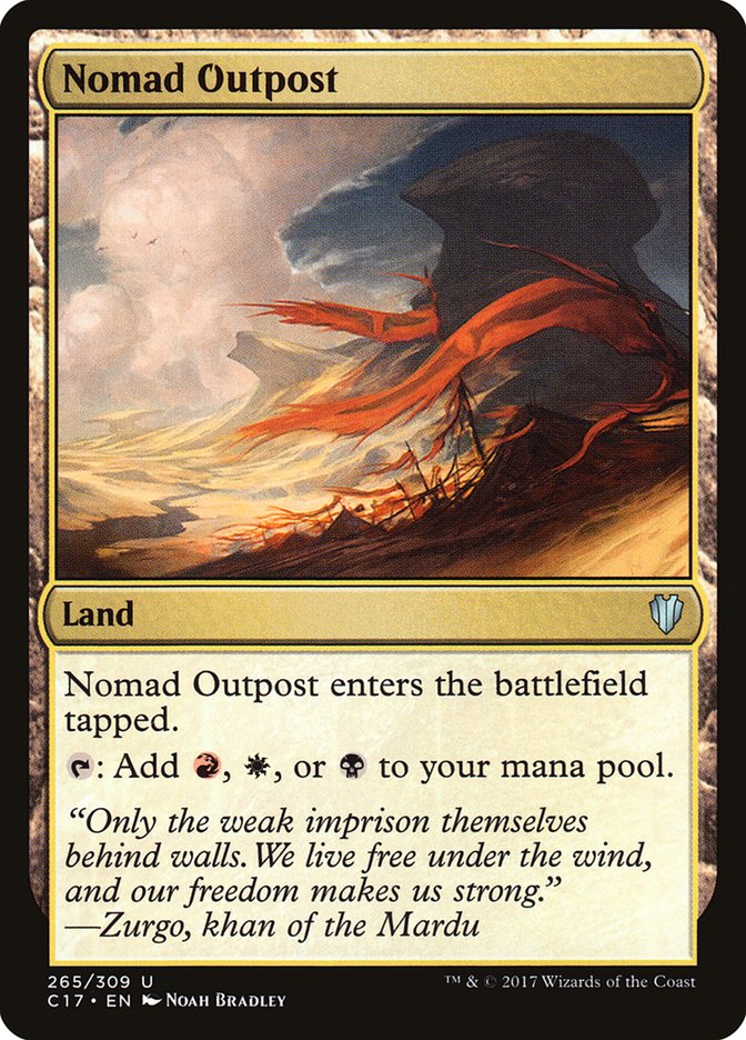 Nomad Outpost [Commander 2017] | Gate City Games LLC
