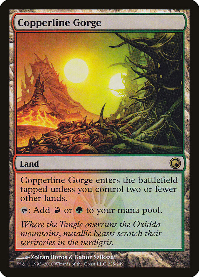 Copperline Gorge [Scars of Mirrodin] | Gate City Games LLC